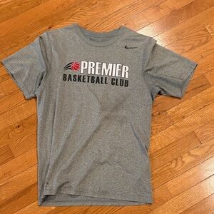 Nike Gray Premier Basketball Club Tee